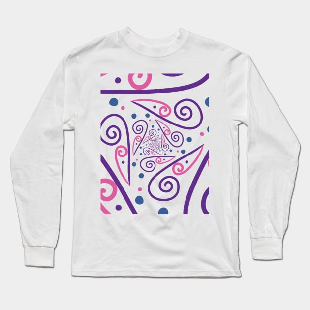Confetti Long Sleeve T-Shirt by The E Hive Design